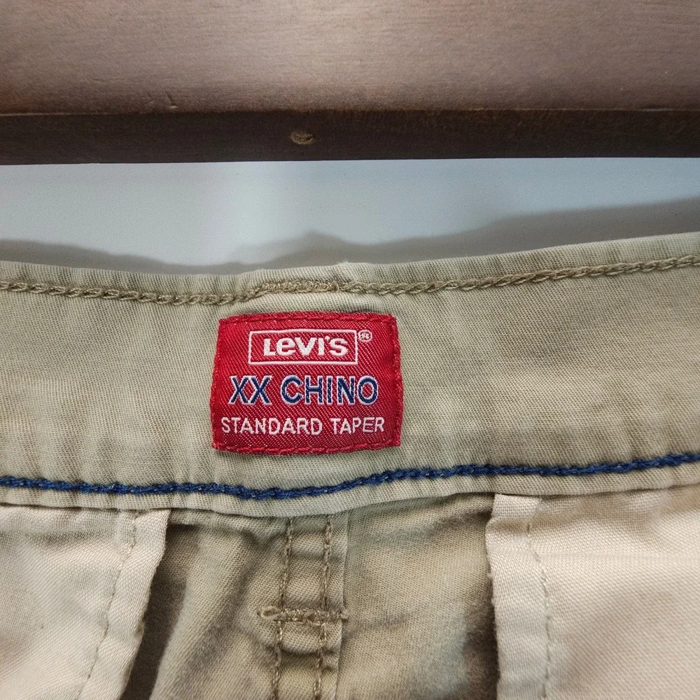 Levi's XX Chino Shorts Men 31 Tan Standard Taper Casual Minimalist Streetwear‎